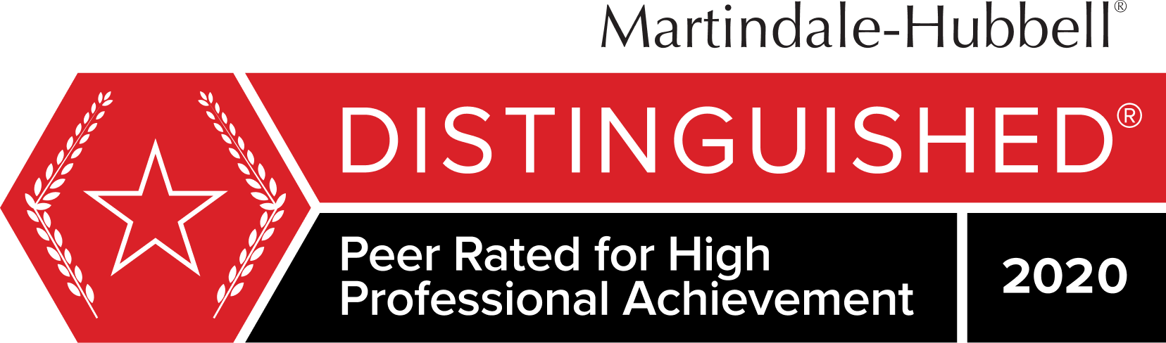 Distinguished Peer rated